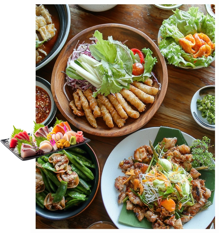 A culinary journey: world recipes and traditions at the table